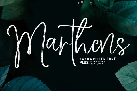 Marthens Script font