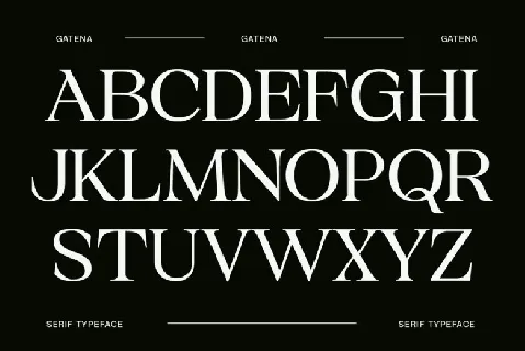 Gatena font