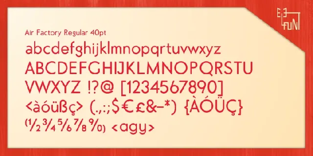 Air Factory Rounded font