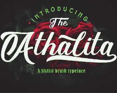 Athalita Brush Stylist font