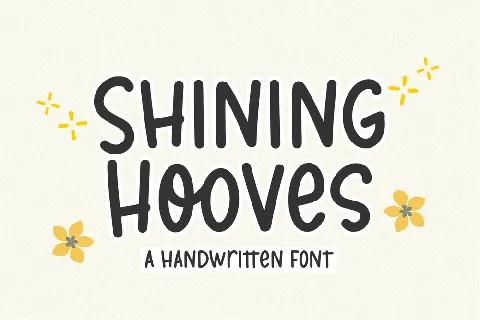 Shining Hooves font