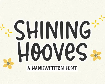 Shining Hooves font