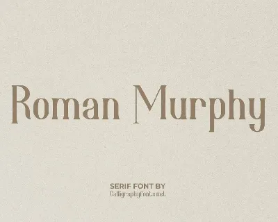 Roman Murphy font