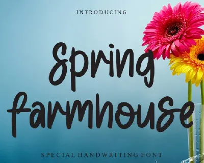 Spring Farmhouse font
