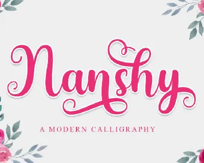 Nanshy Modern Calligraphy font