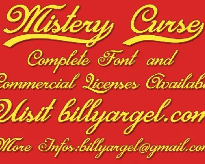 Mistery Curse font