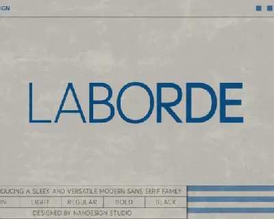 Laborde Family font