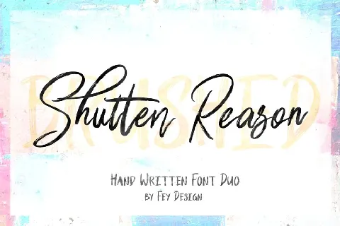 Shutten Reason Duo font