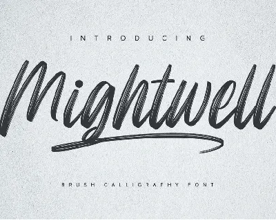 Mightwell font