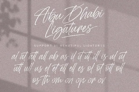 Abu Dhabi font