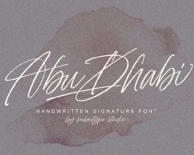 Abu Dhabi font