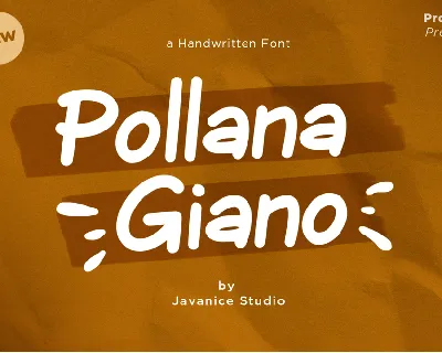 POLLANA GIANO font