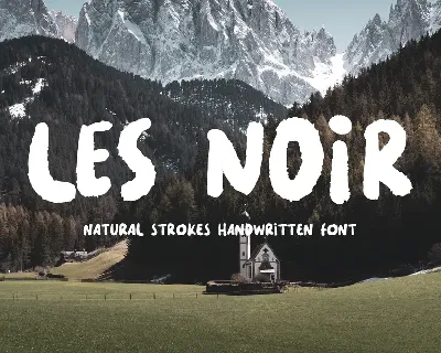 LES NOIR font