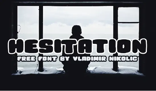 Hesitation font