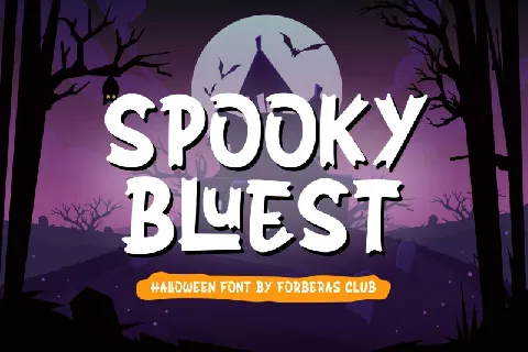 Spooky Blues font