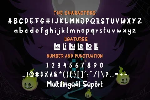 Spooky Blues font