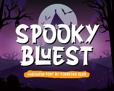 Spooky Blues font