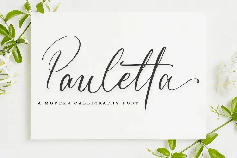 Pauletta font