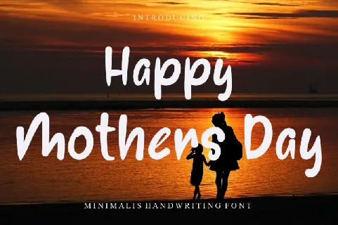 Happy Mothers Day font