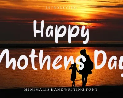 Happy Mothers Day font