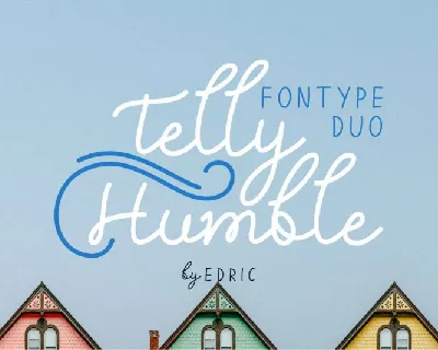 Telly Humble Script font