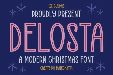 Delosta Display font