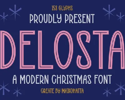 Delosta Display font