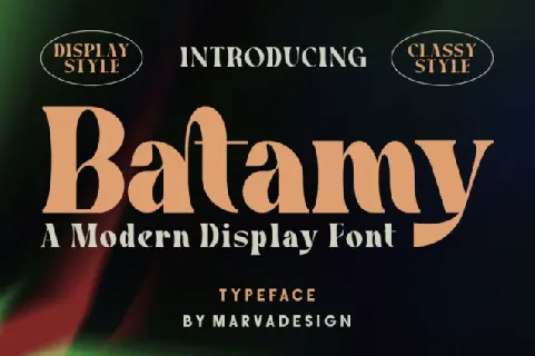 Batamy font