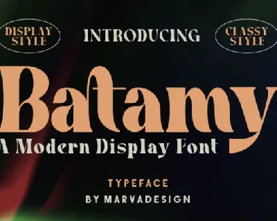 Batamy font