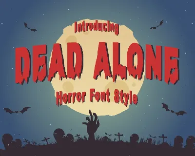Dead Alone Free Trial font