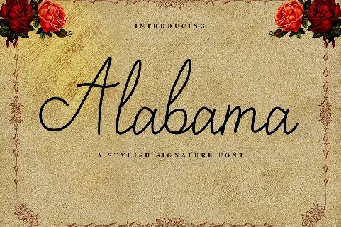 Alabama font