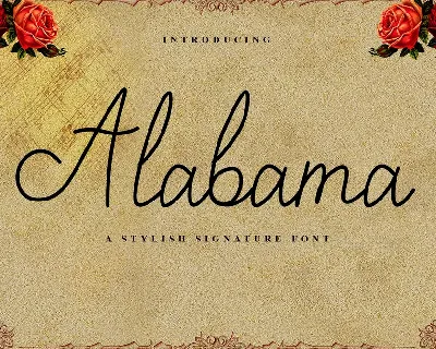 Alabama font