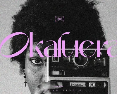 Okaluera font