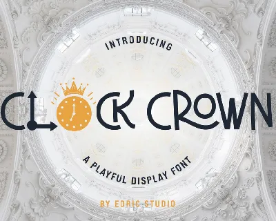 Clock Crown font