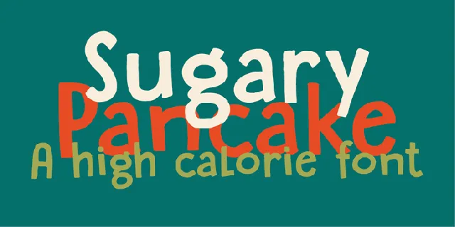 DK Sugary Pancake font