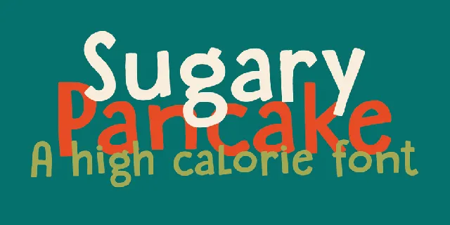 DK Sugary Pancake font