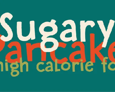 DK Sugary Pancake font