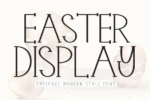 Easter Display Typeface font