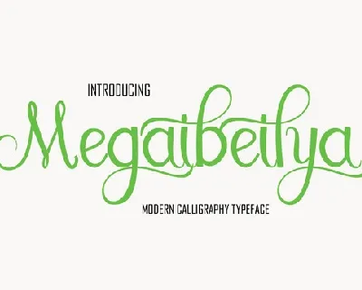 Megaibeilya Script Free font