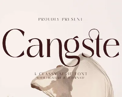 Cangste font