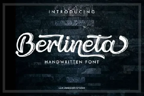 Berlineta Script Free font