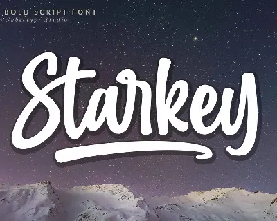 Starkey font