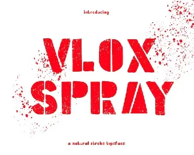 VLOXSPRAY font