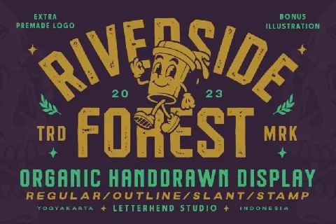 Riverside Forest font