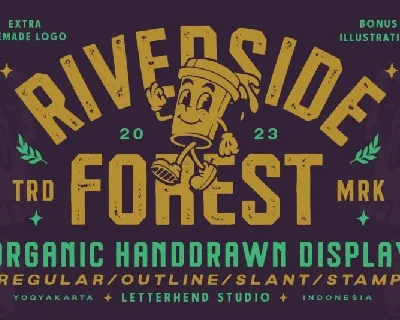 Riverside Forest font