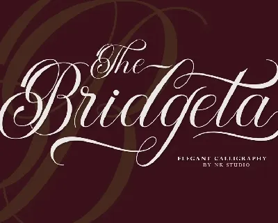 Bridgeta font