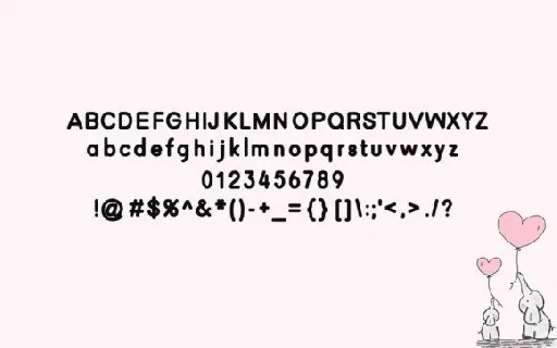 Affection Display font