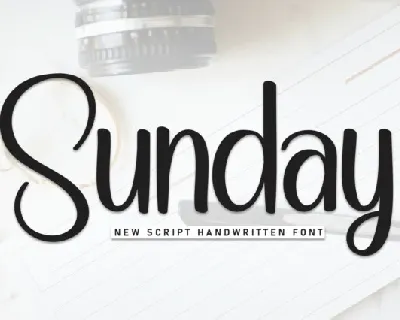 Sunday Display font