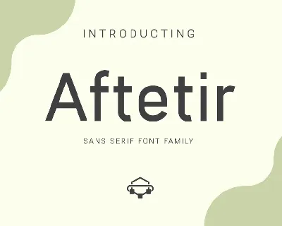 Aftetir font