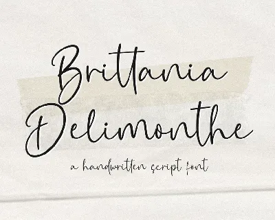Brittannia Delimonthe font